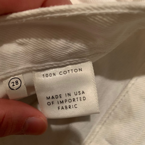 GRLFRND White Linda High Rise Kick Straight Leg - Picture 8 of 10